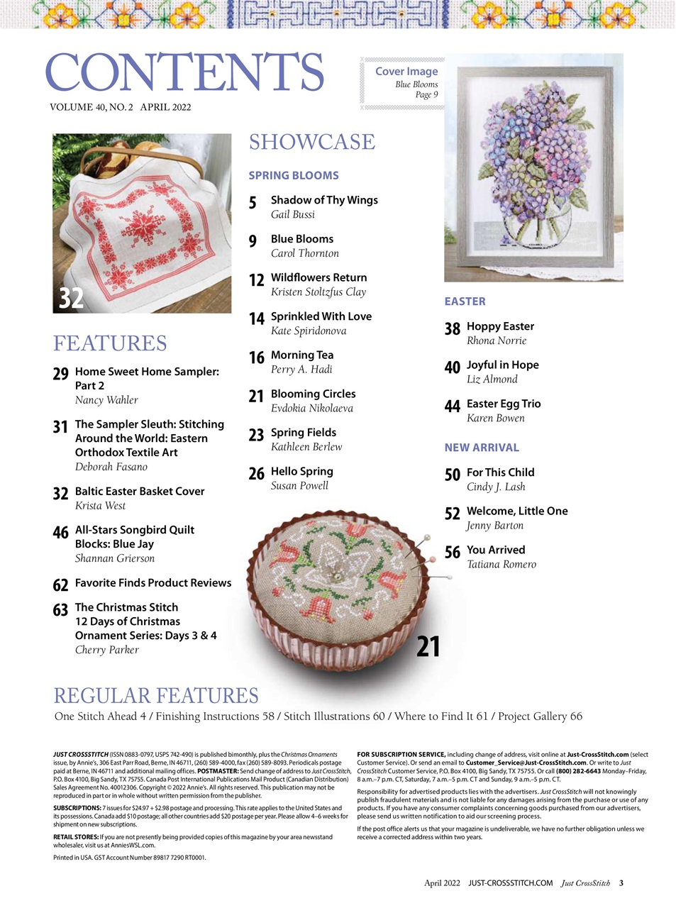 Just CrossStitch Preview Pages