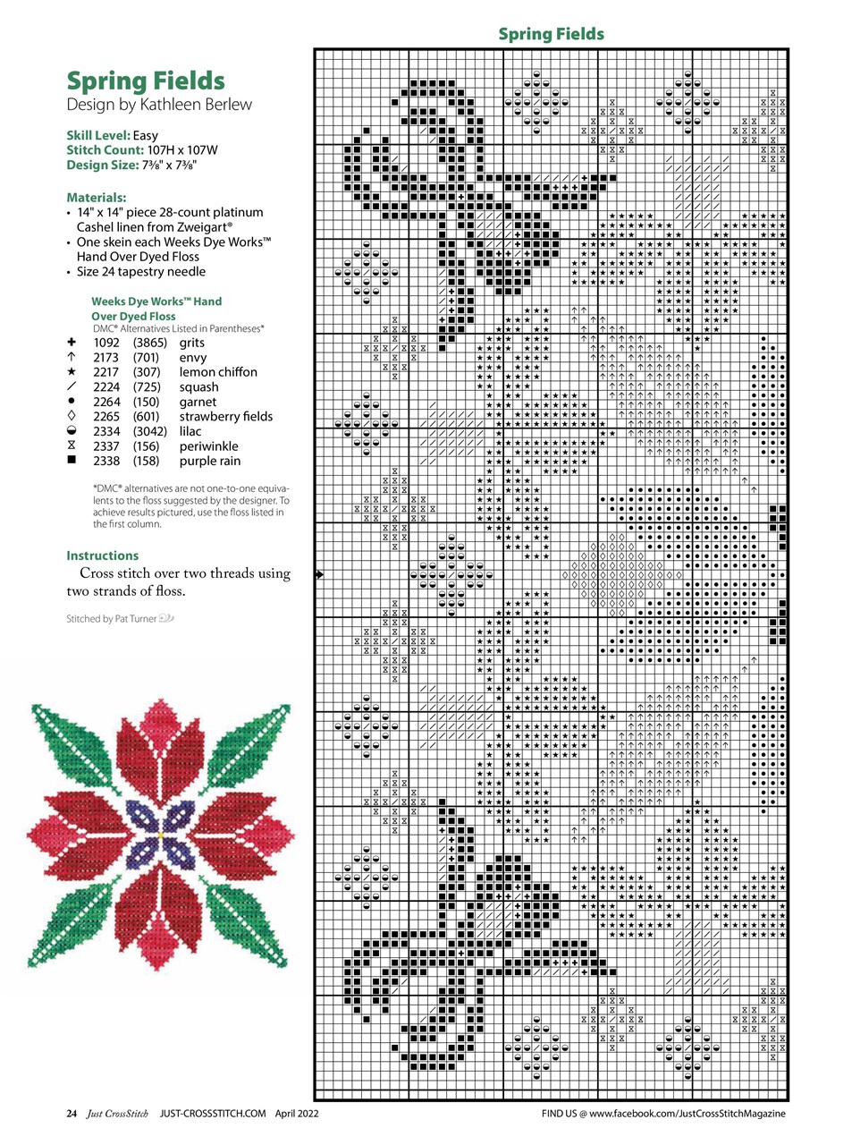 Just CrossStitch Preview Pages