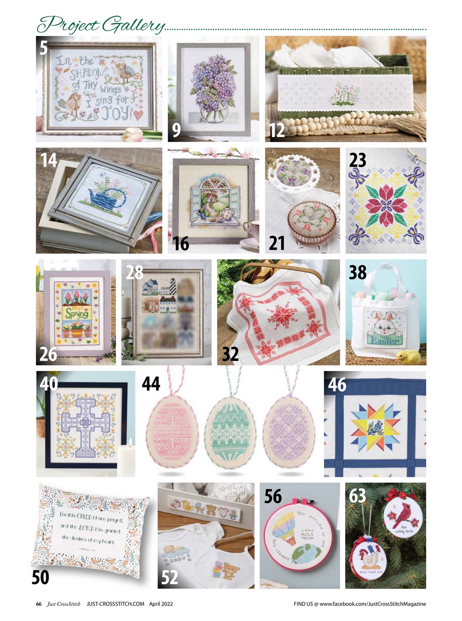 Just CrossStitch Preview Pages