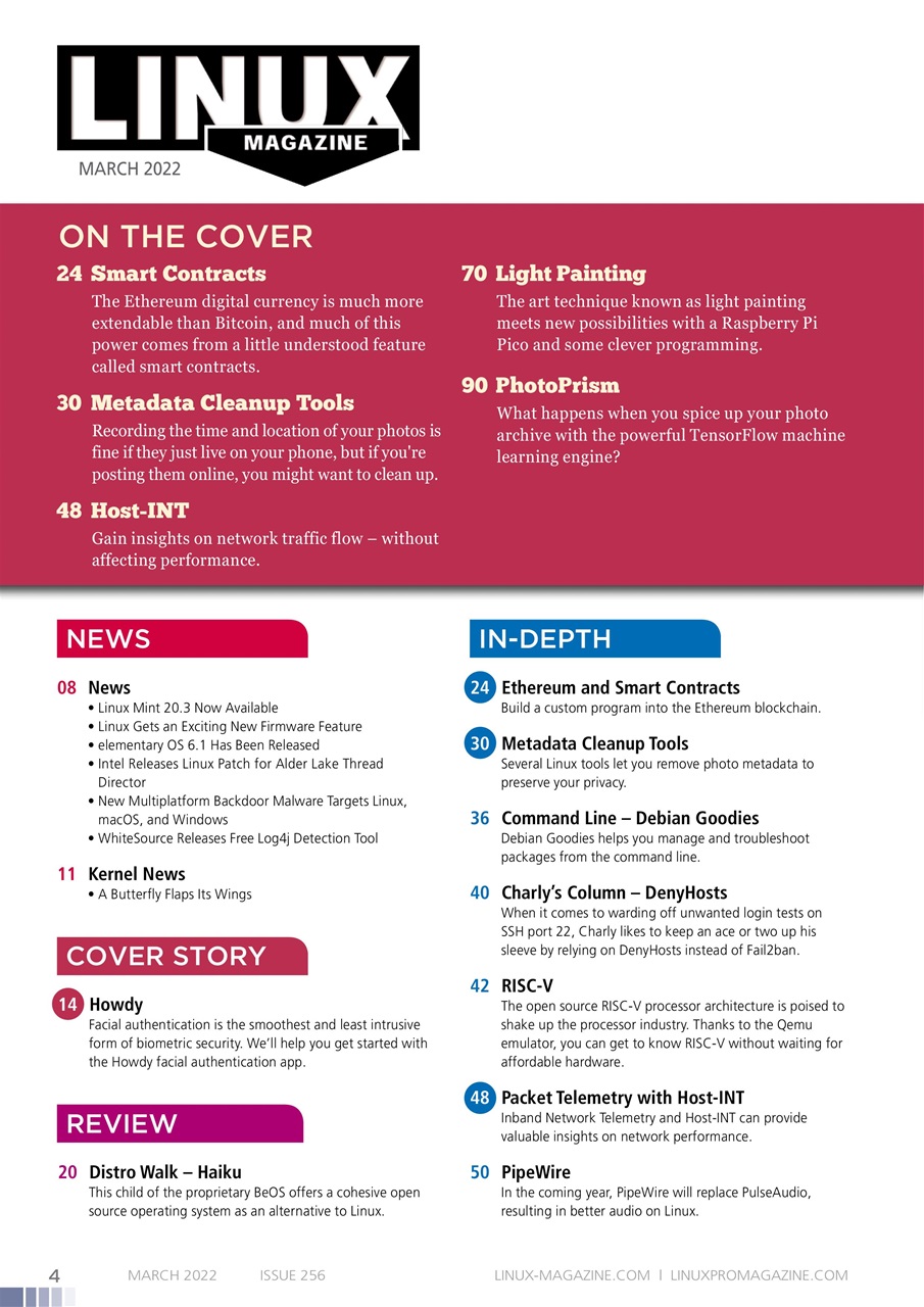 Linux Magazine Preview Pages