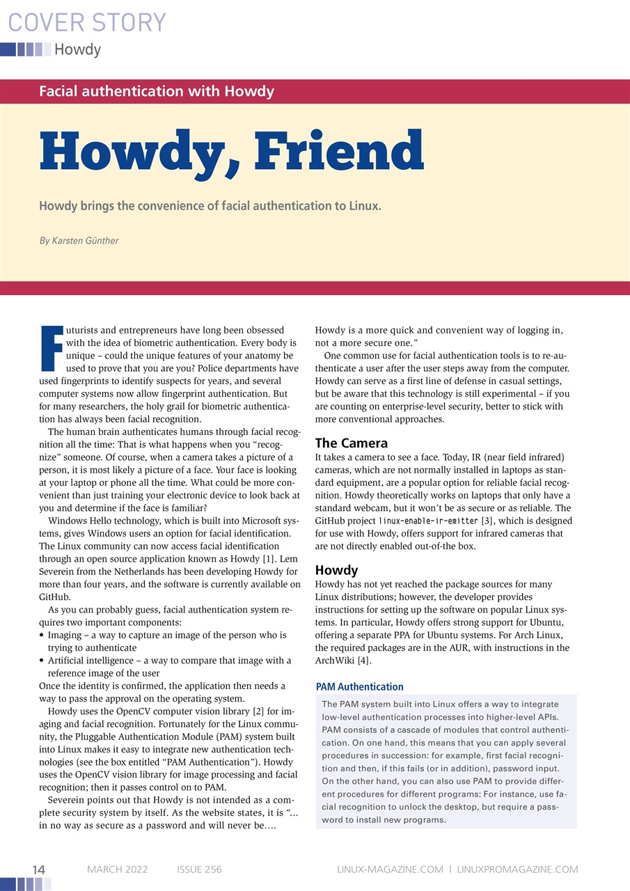 Linux Magazine Preview Pages