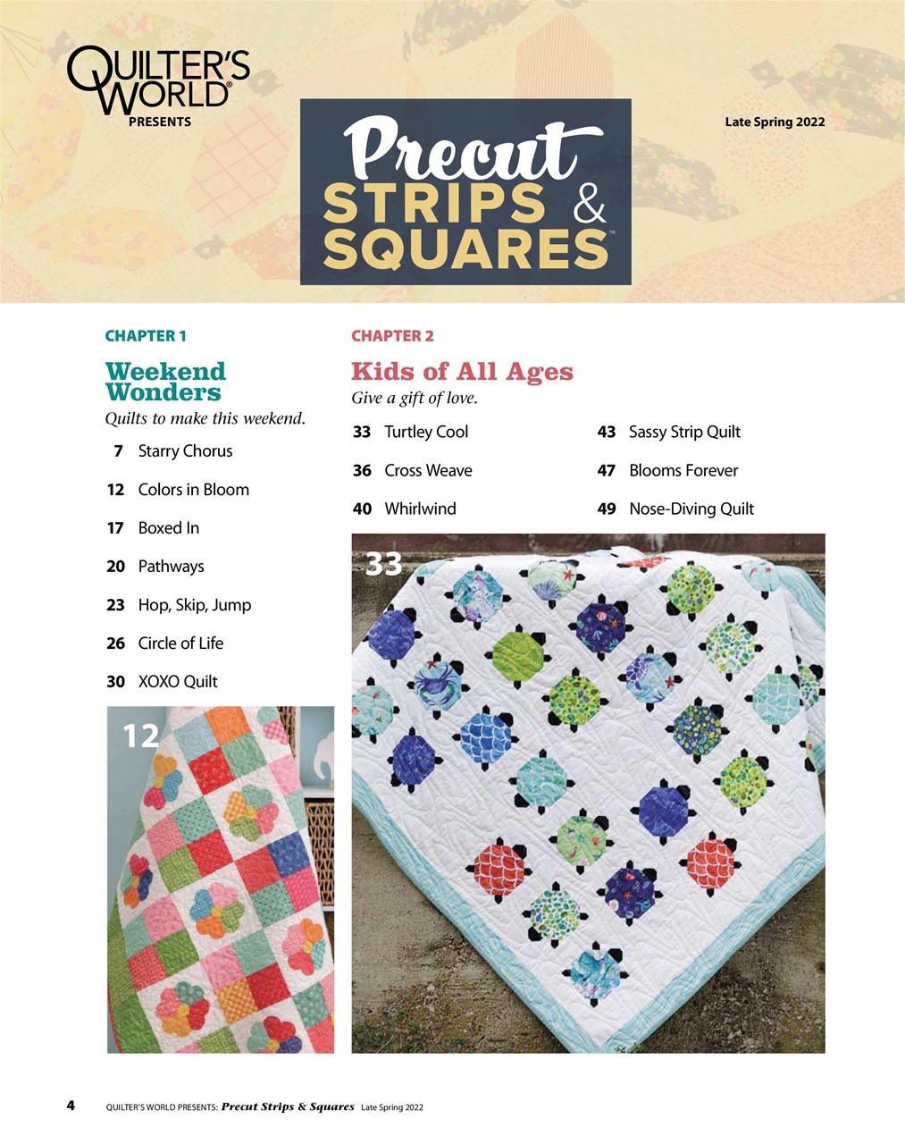 Quilter's World Preview Pages