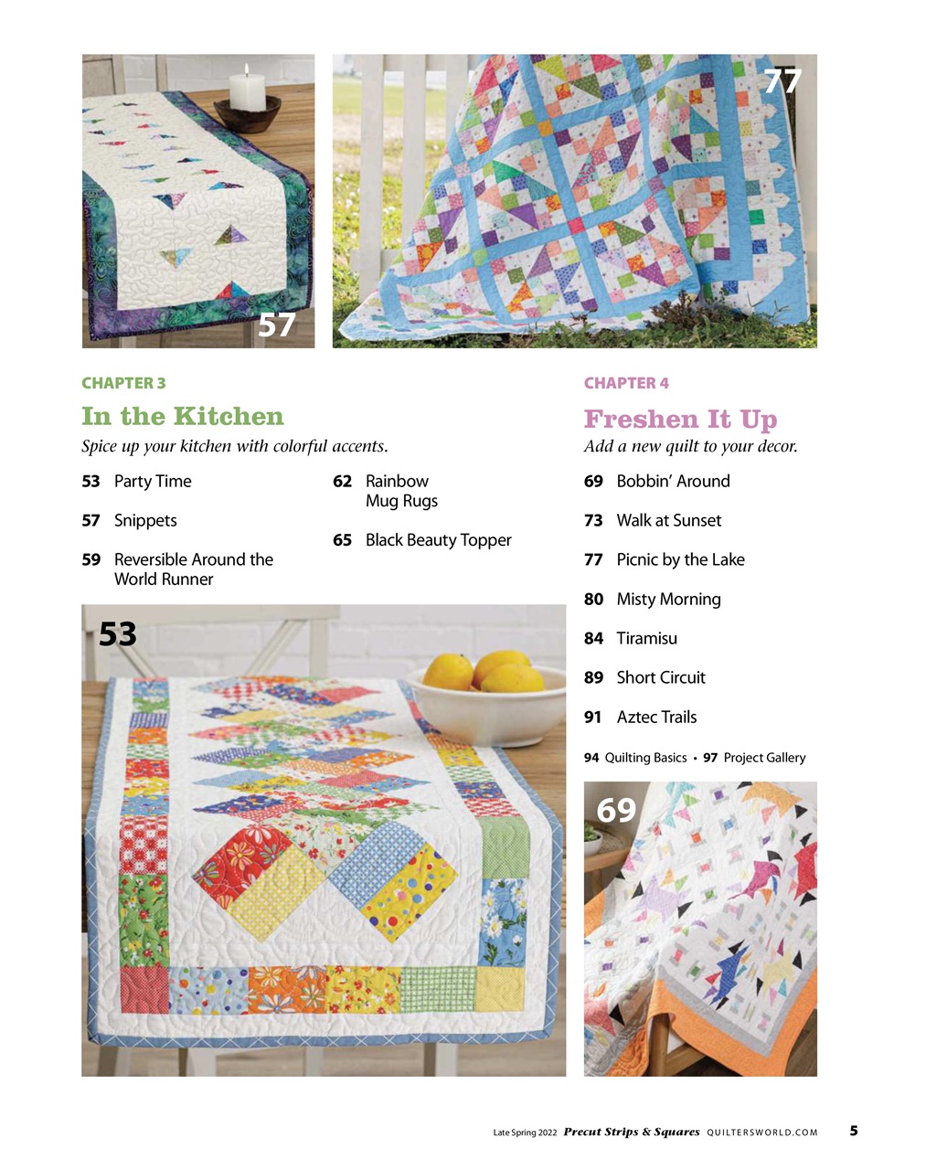 Quilter's World Preview Pages