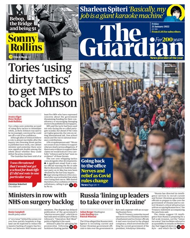 The Guardian Newspaper issue Friday, January 21, 2022