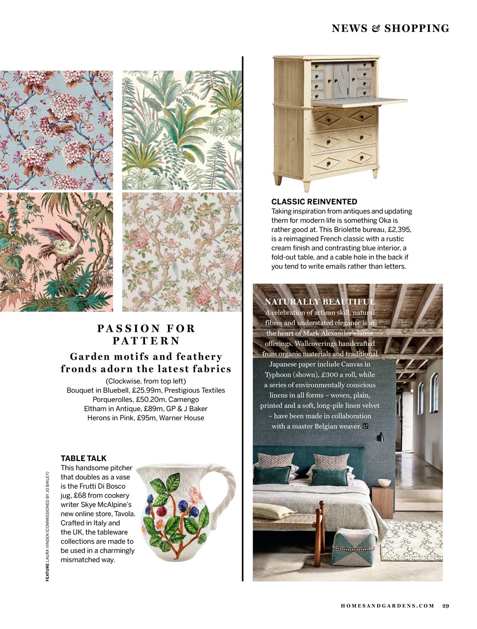 Homes & Gardens Preview Pages