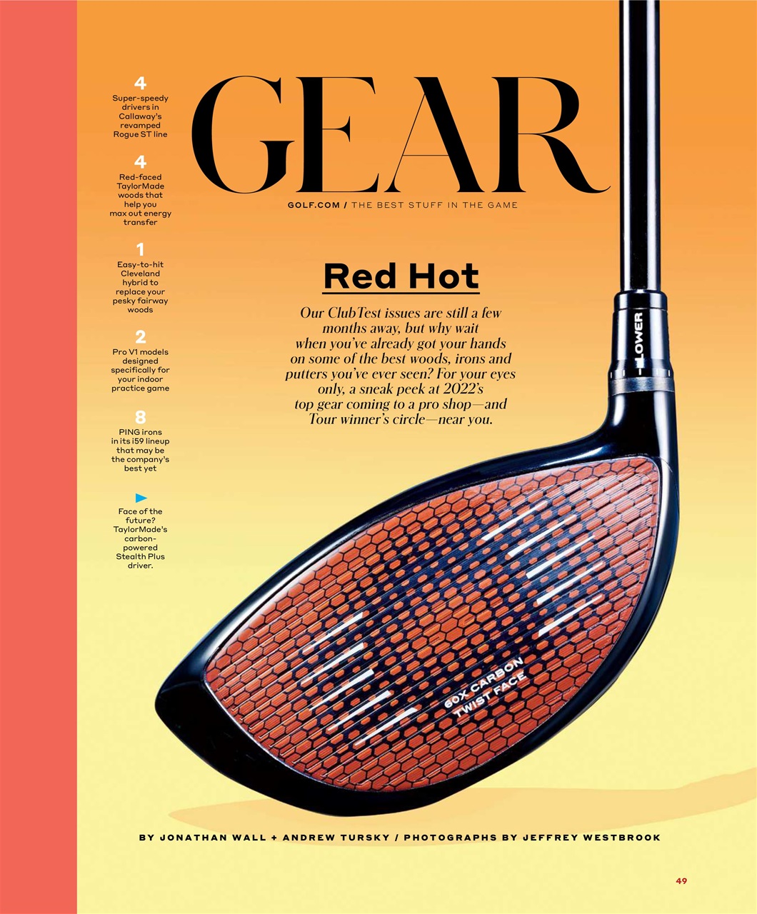 Golf Magazine Preview Pages