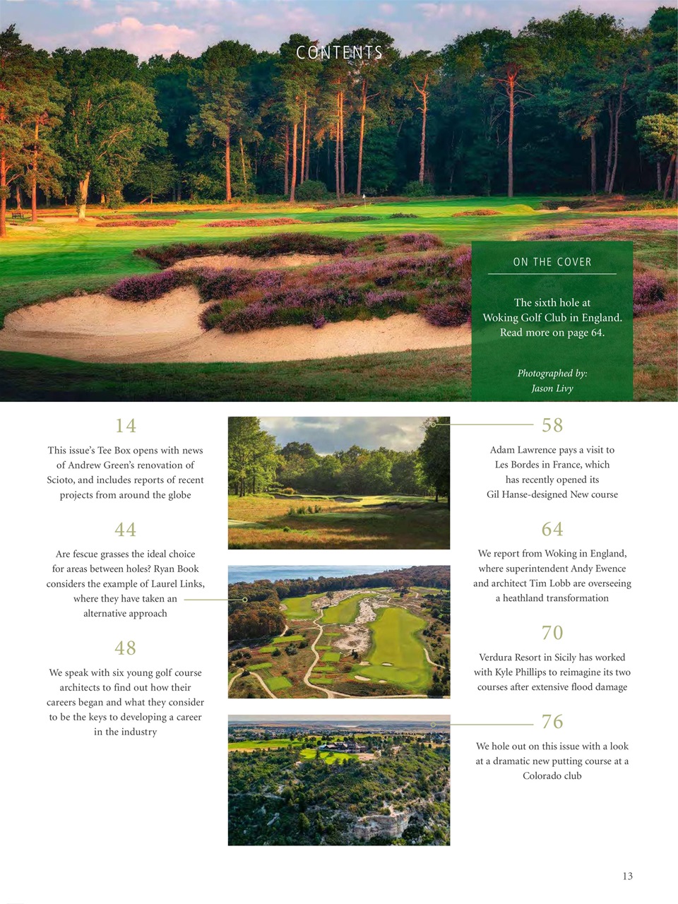 Golf Course Architecture Preview Pages