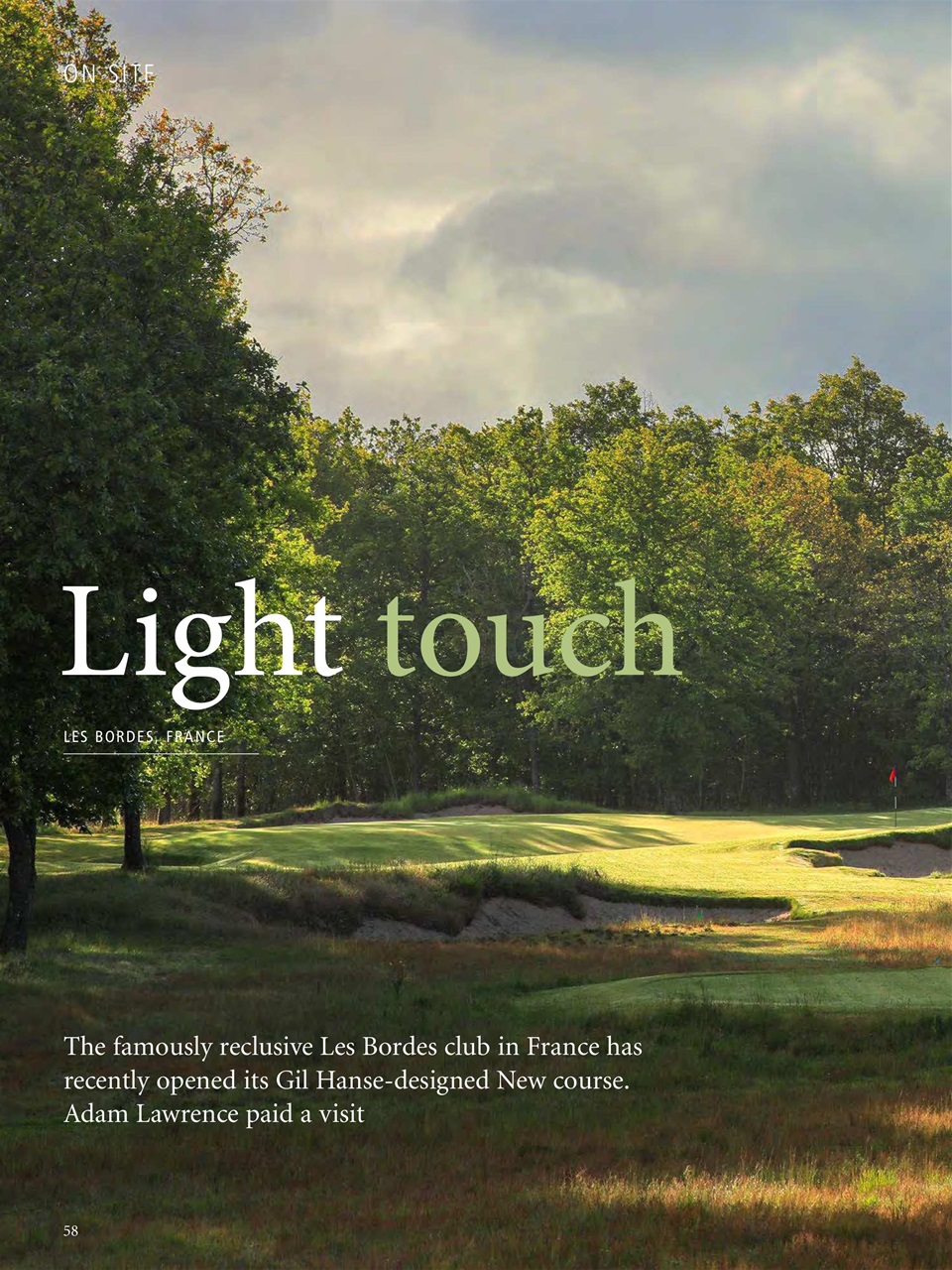 Golf Course Architecture Preview Pages