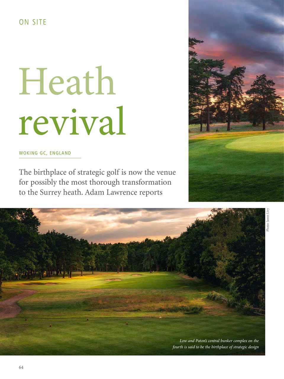 Golf Course Architecture Preview Pages