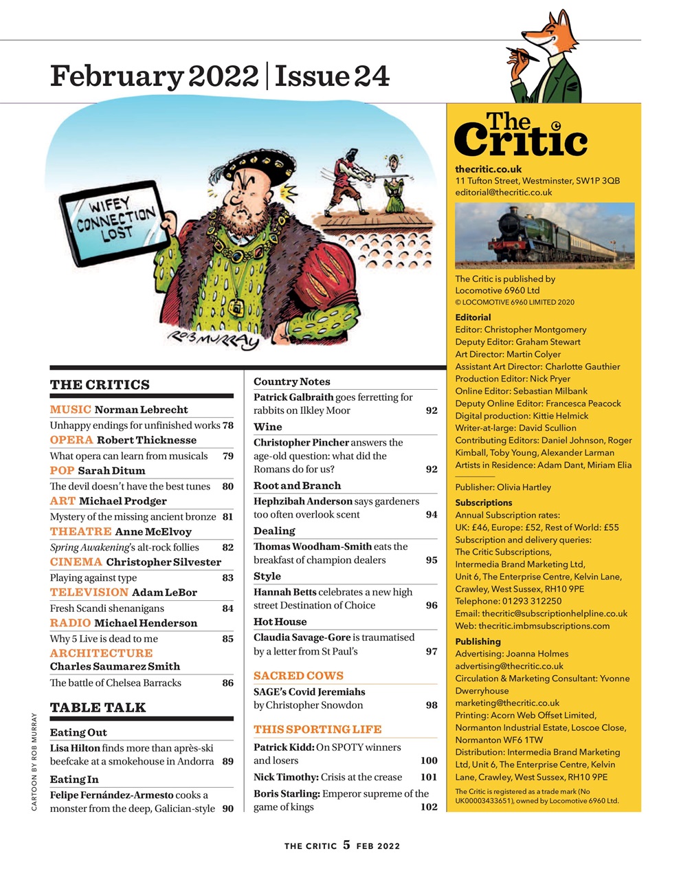 The Critic Preview Pages