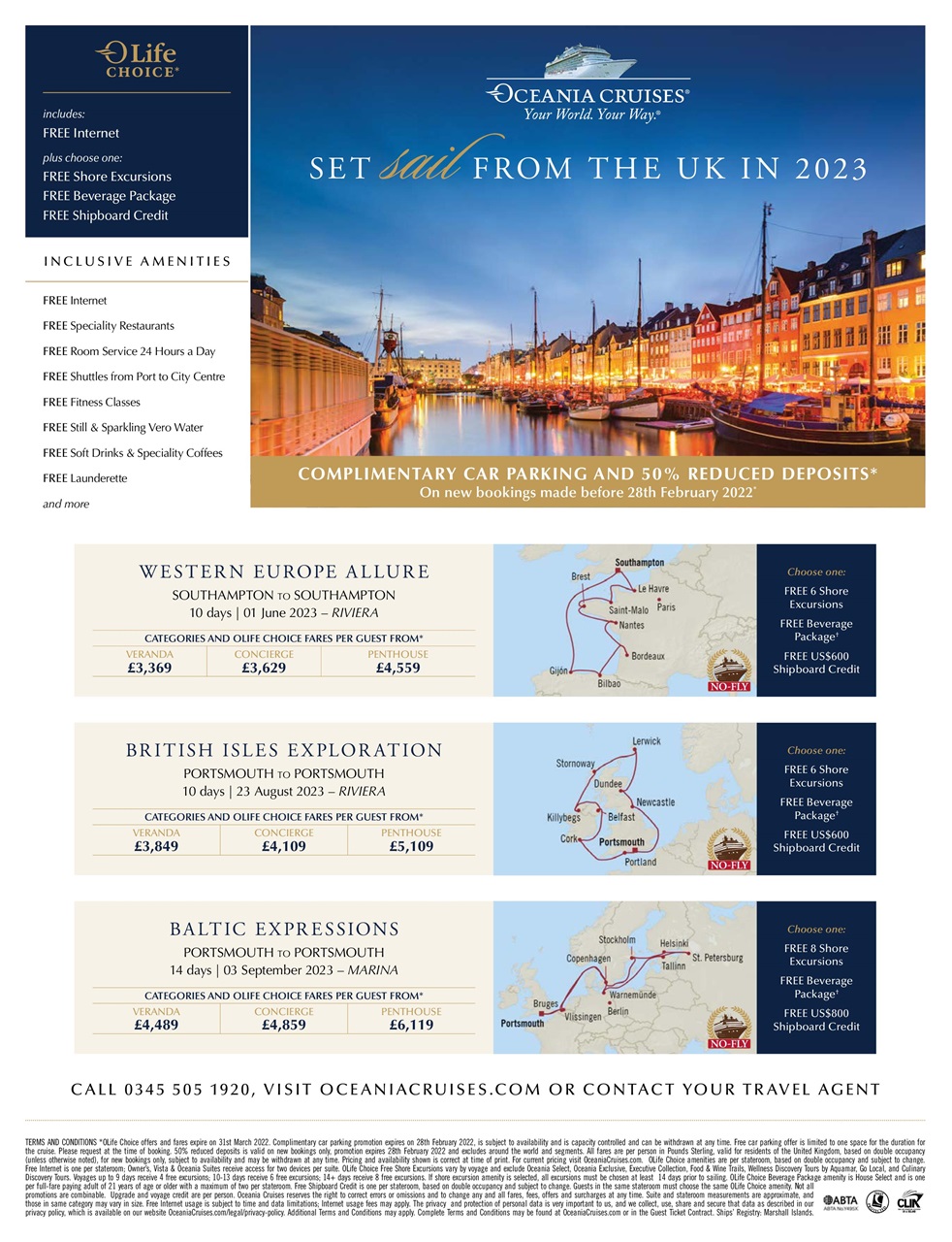 Cruise & Travel Preview Pages