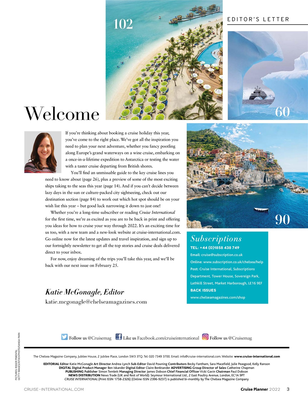 Cruise & Travel Preview Pages