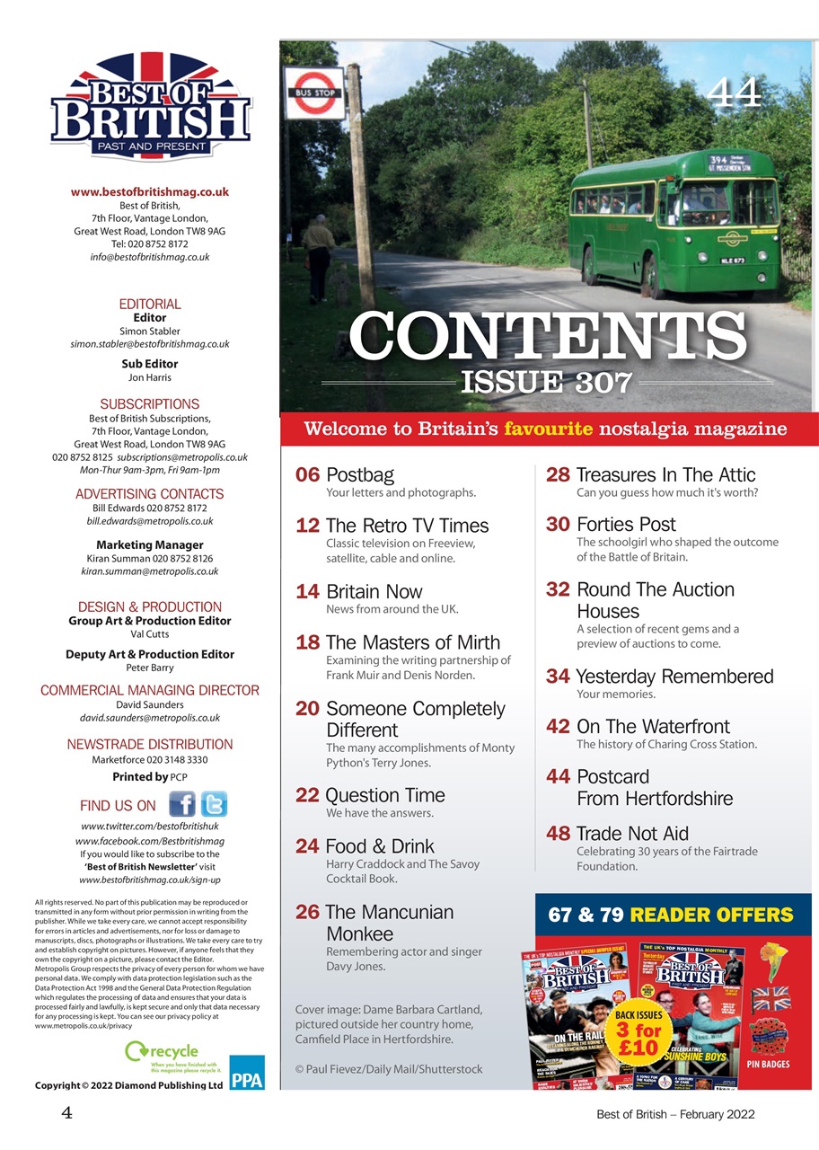 Best of British Preview Pages