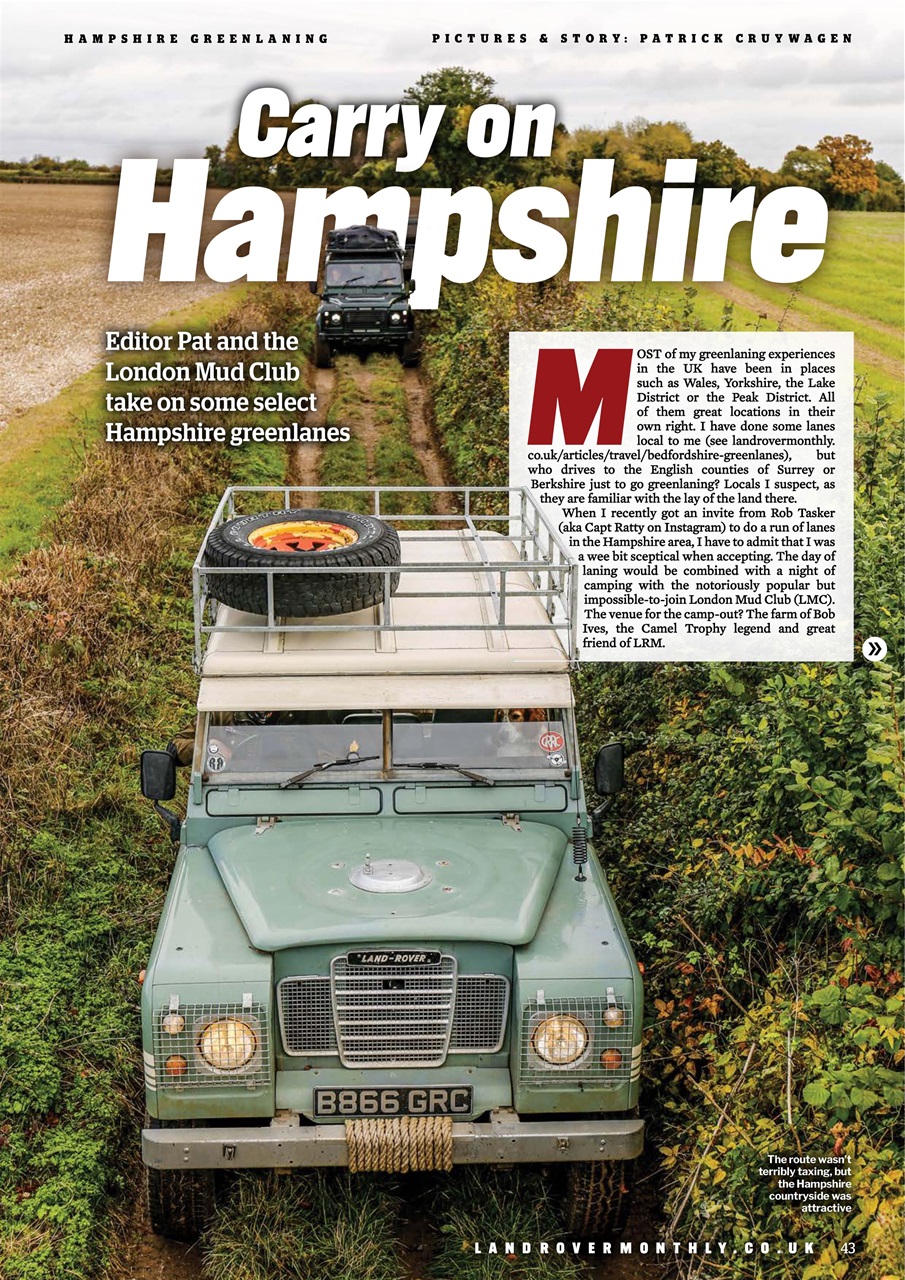Land Rover Monthly Preview Pages