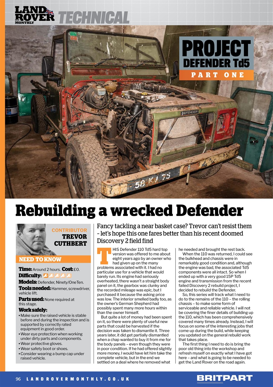 Land Rover Monthly Preview Pages
