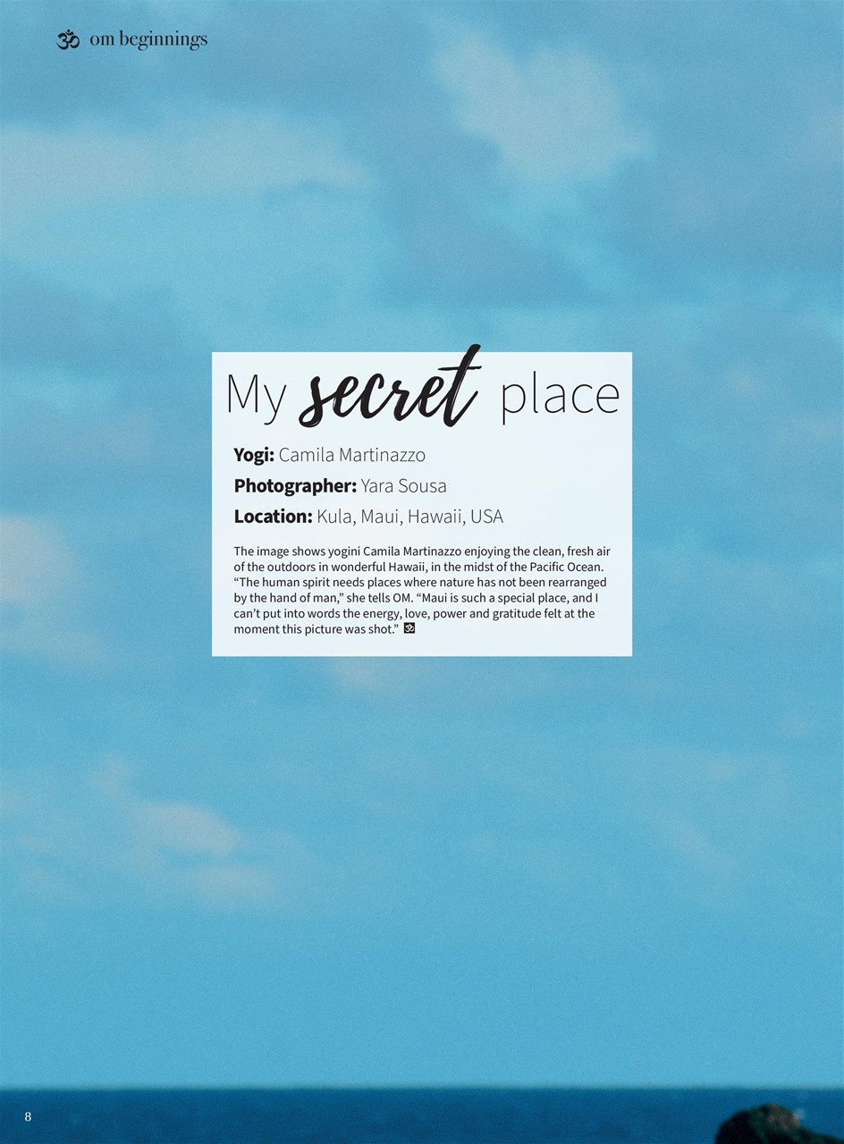 OM Yoga Magazine Preview Pages