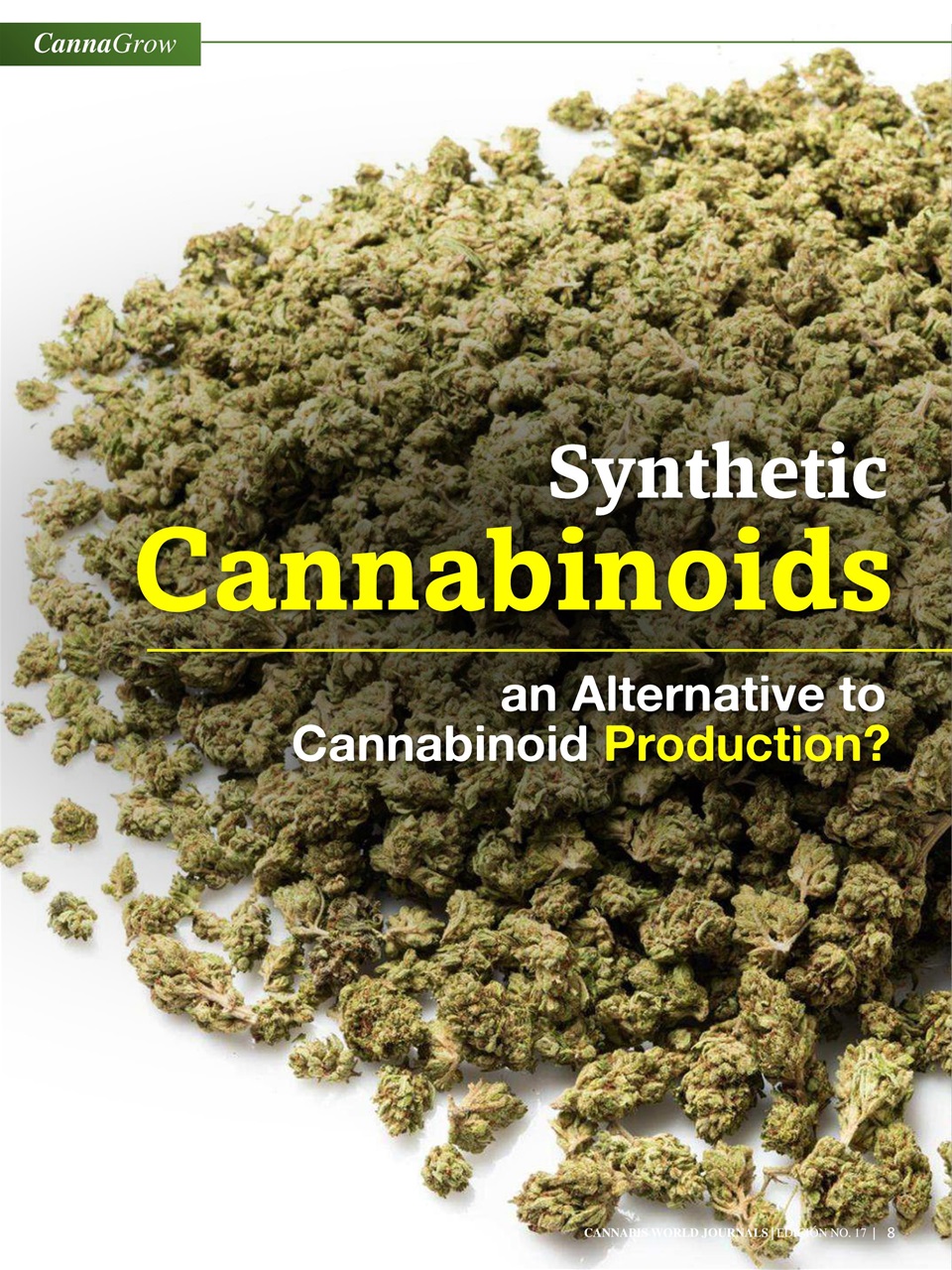 Cannabis World Journals Preview Pages