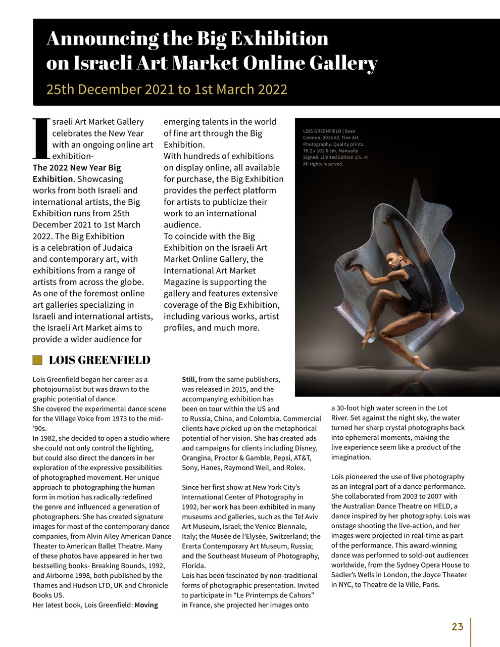 Art Market Magazine Preview Pages