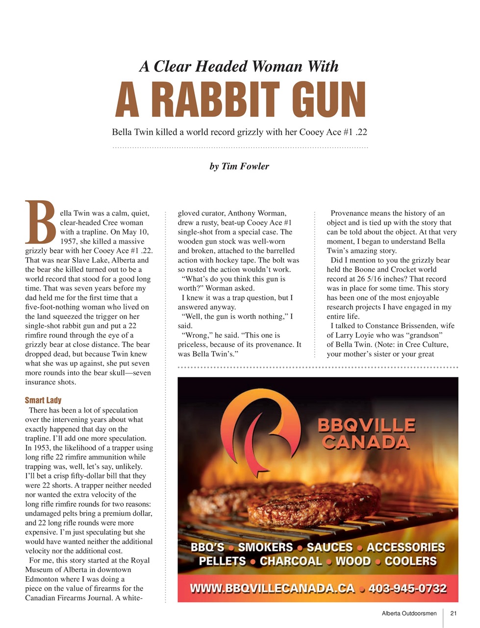 Alberta Outdoors Preview Pages