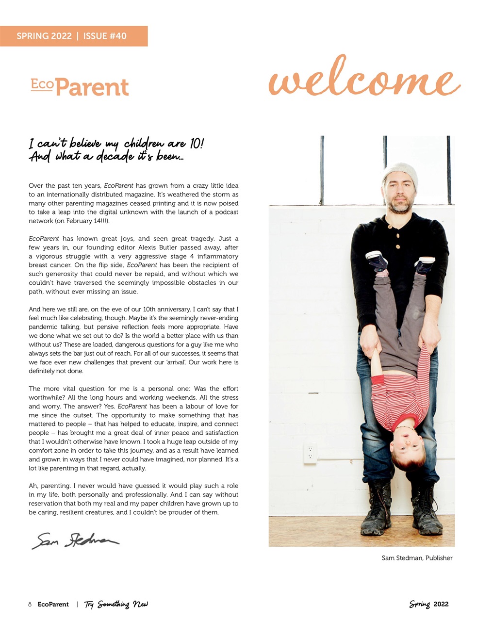 Ecoparent Magazine Preview Pages