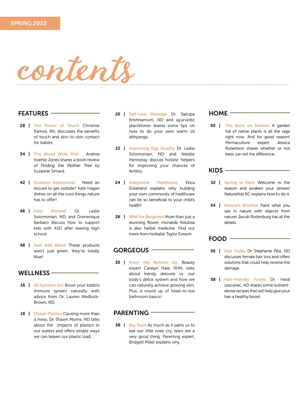 Ecoparent Magazine Preview Pages