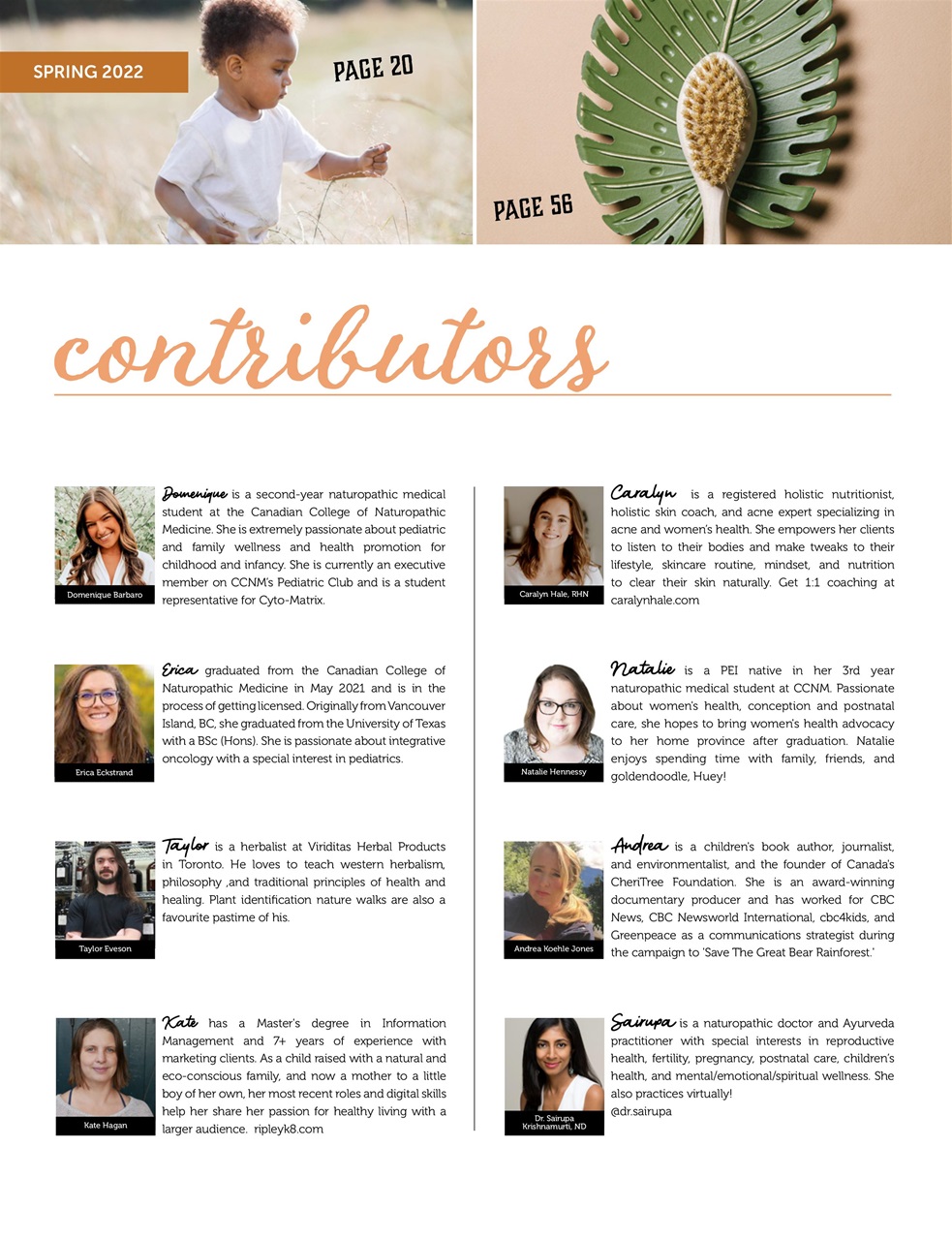 Ecoparent Magazine Preview Pages