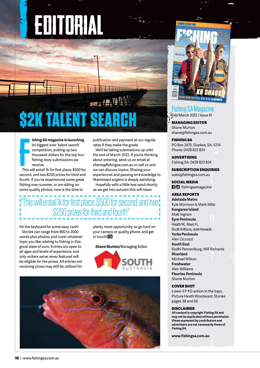 Fishing SA Preview Pages