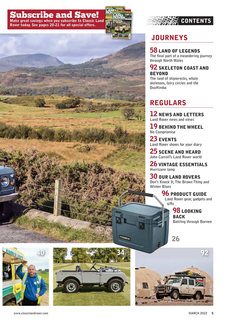 Classic Land Rover Magazine Preview Pages
