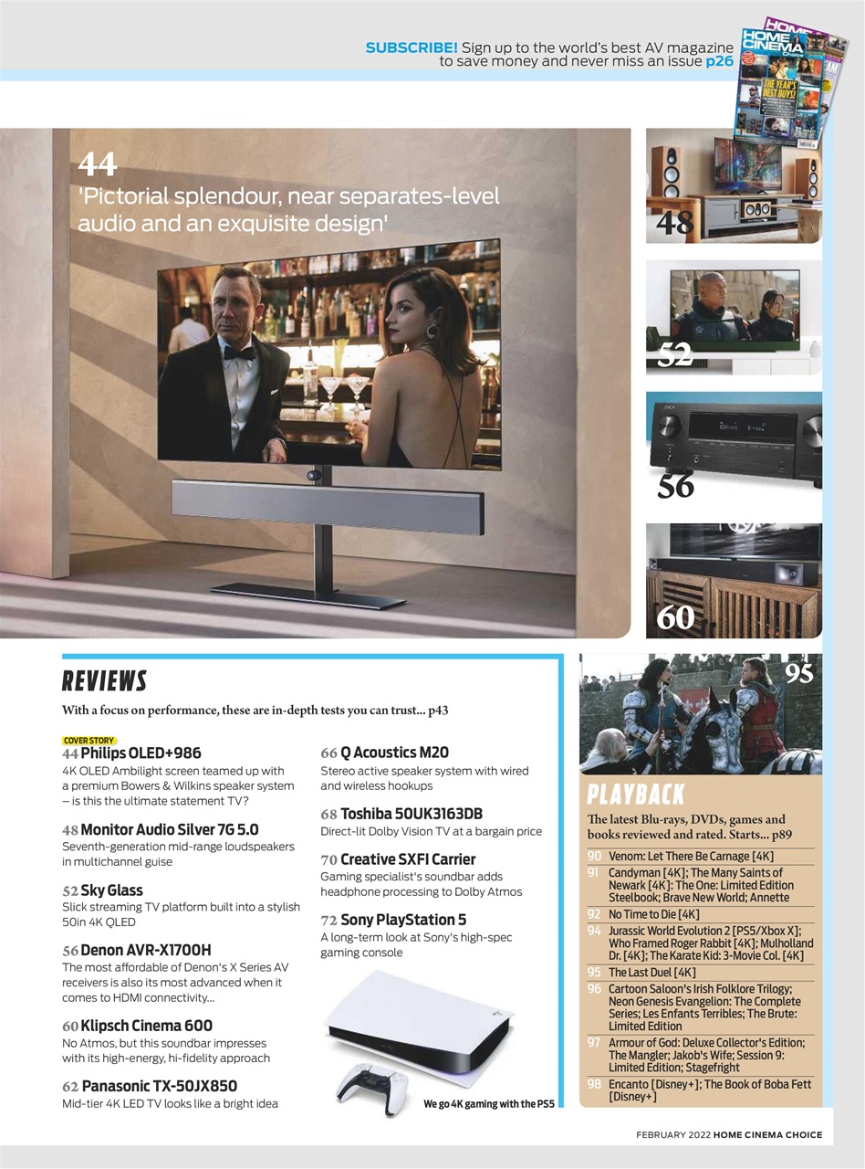 Home Cinema Choice Preview Pages
