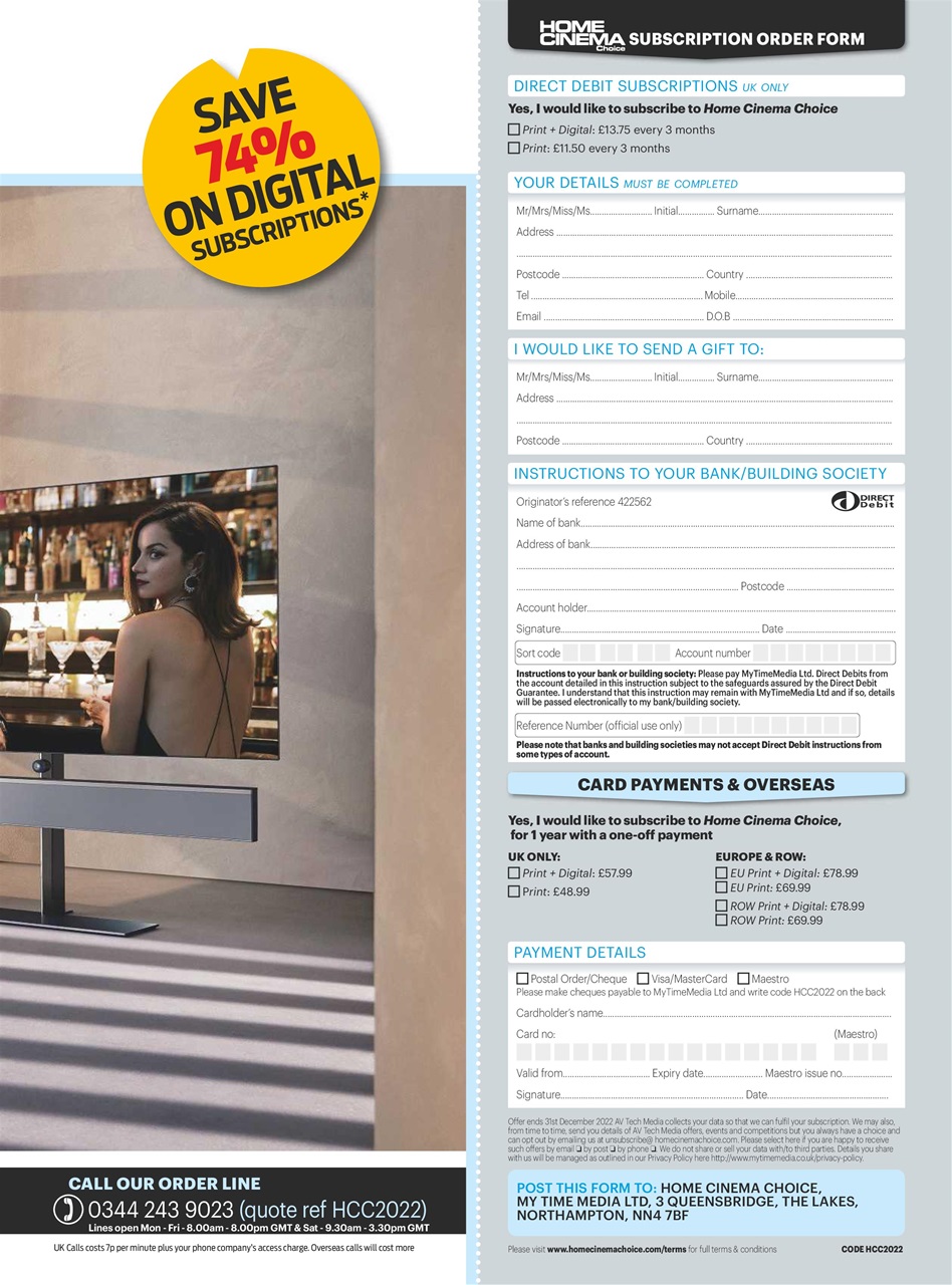 Home Cinema Choice Preview Pages