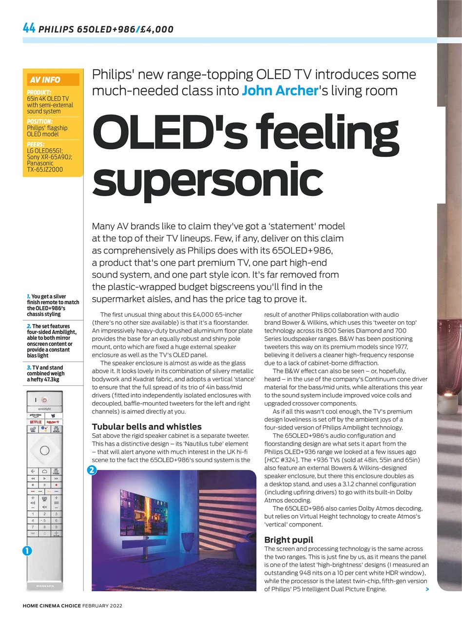 Home Cinema Choice Preview Pages