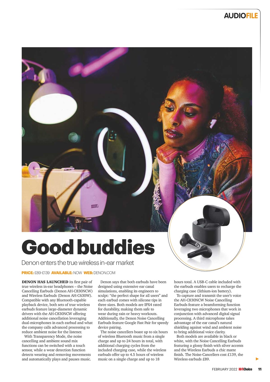 Hi-Fi Choice Preview Pages