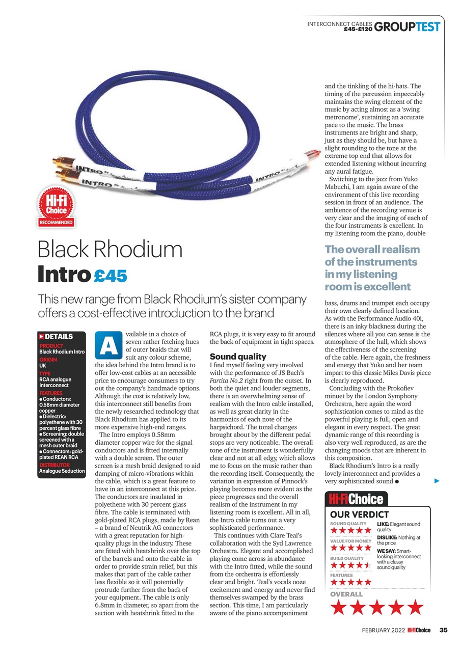 Hi-Fi Choice Preview Pages