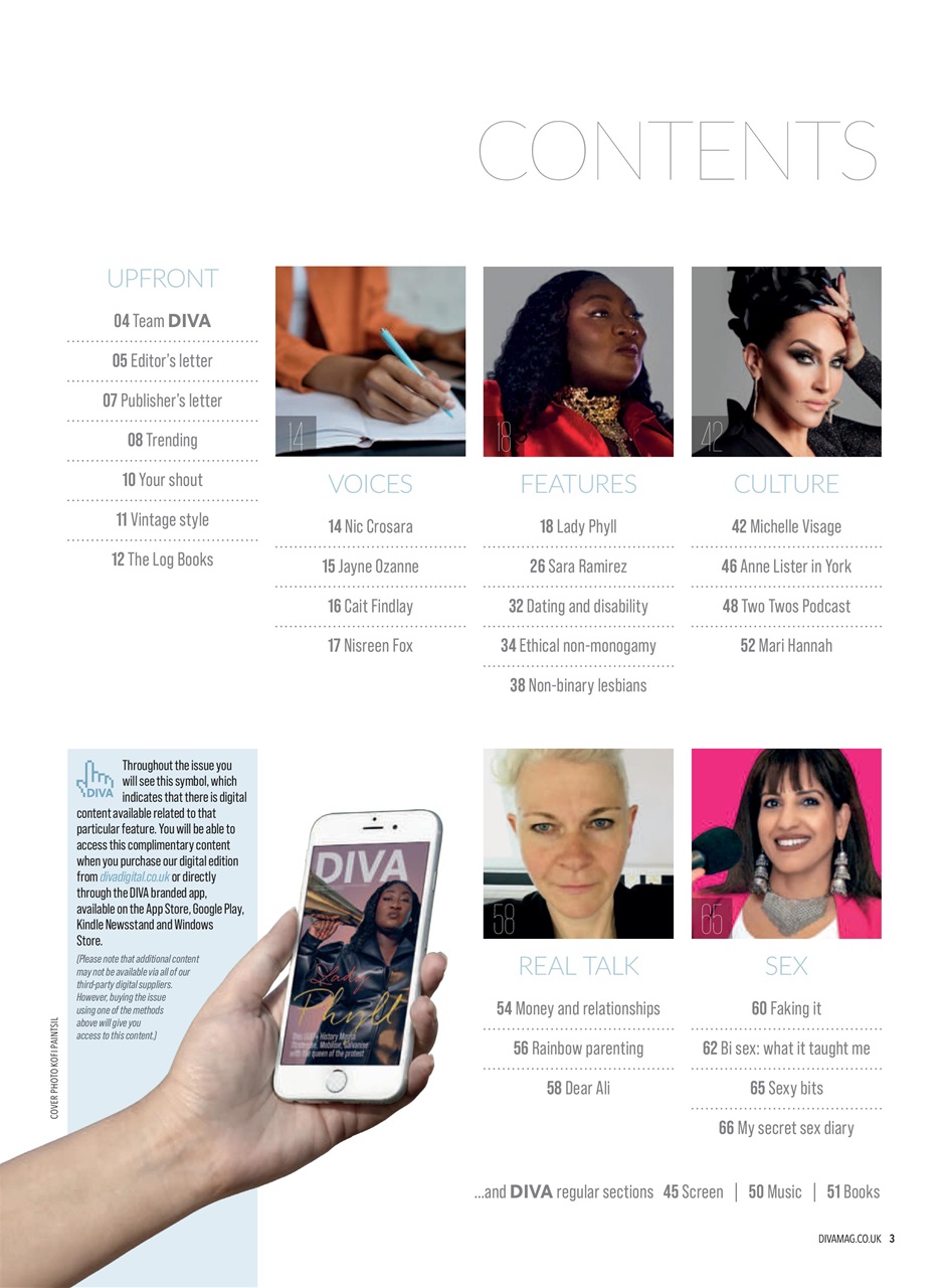 DIVA Magazine Preview Pages