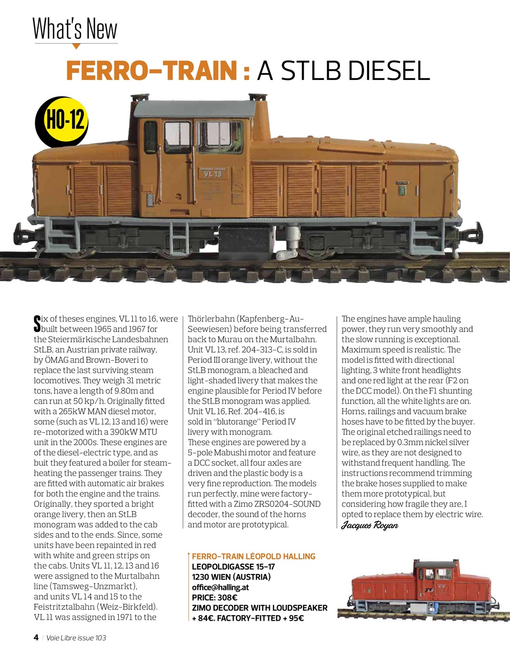 Voie Libre International Preview Pages