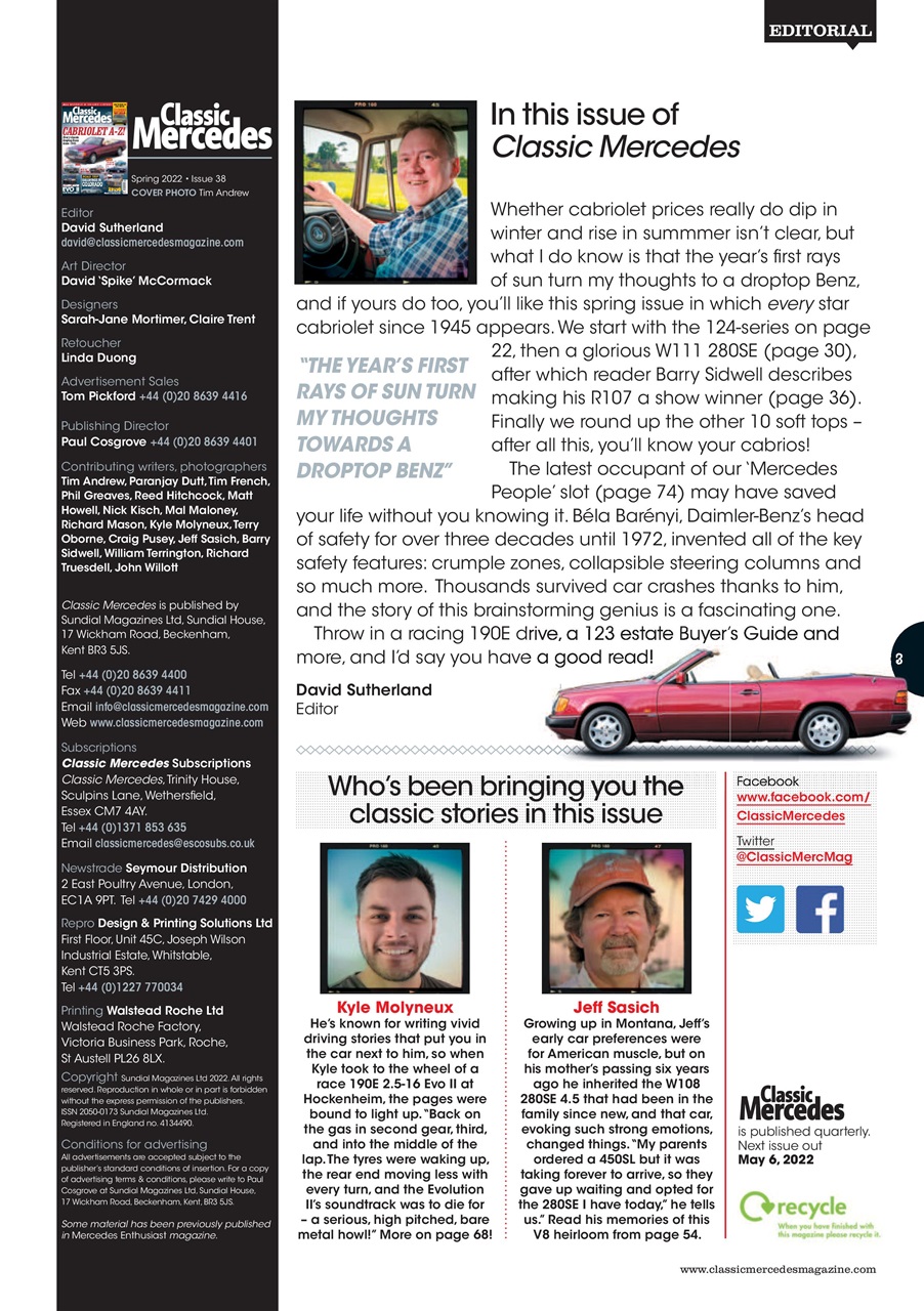 Mercedes Enthusiast Preview Pages