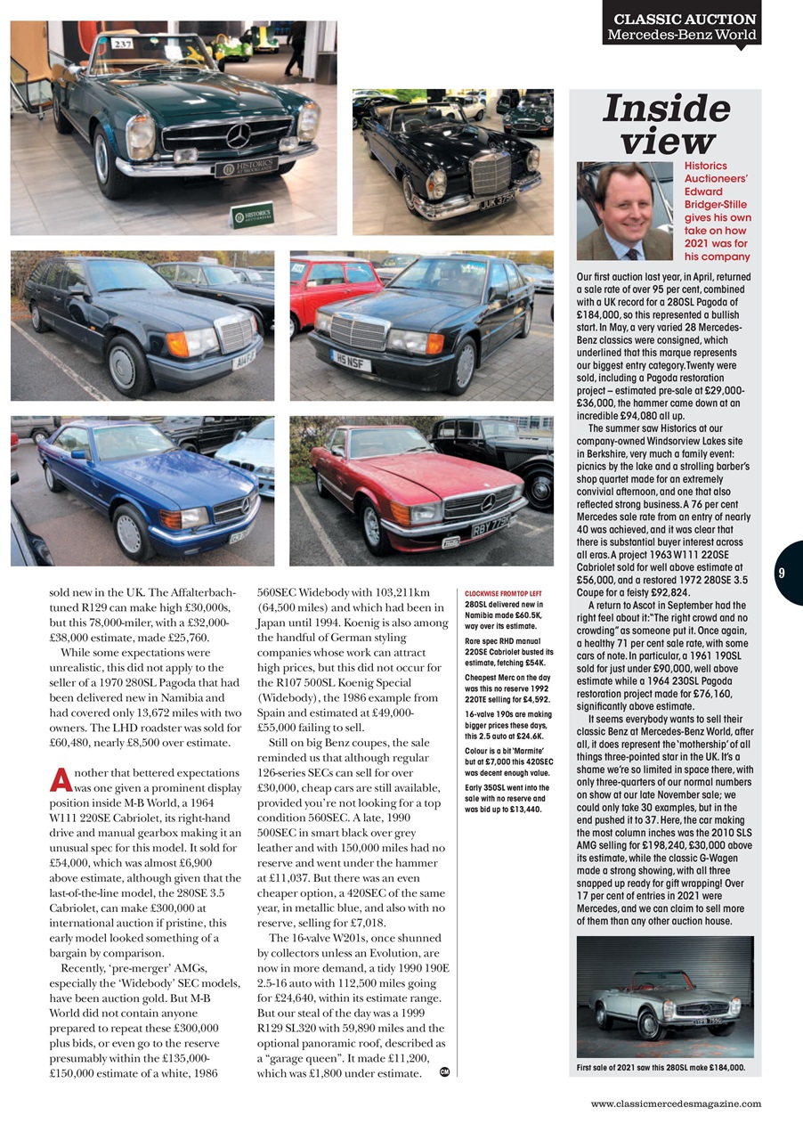 Mercedes Enthusiast Preview Pages