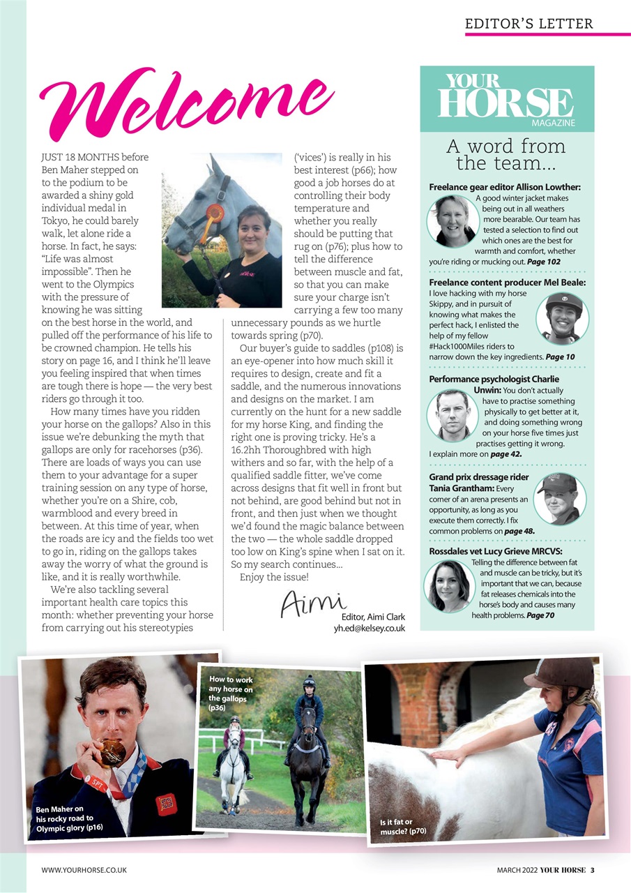 Your Horse Preview Pages