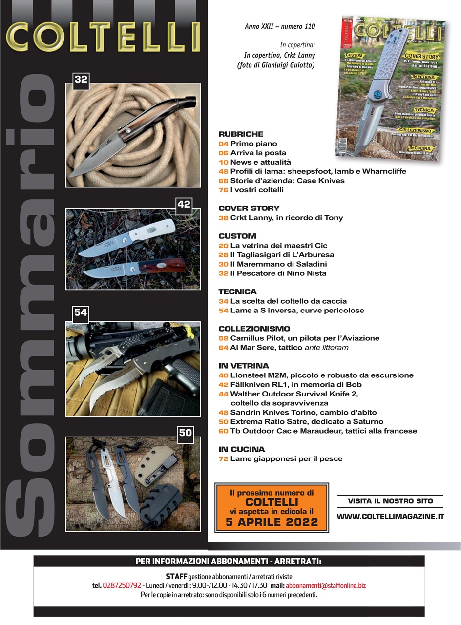 COLTELLI Preview Pages