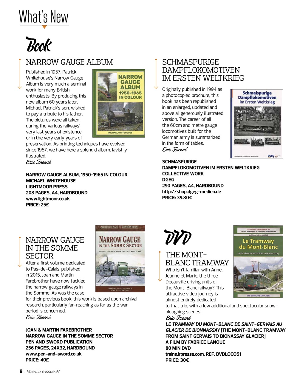 Voie Libre International Preview Pages