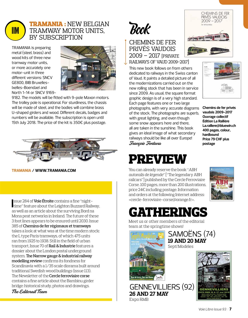 Voie Libre International Preview Pages