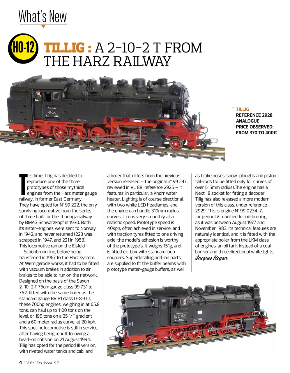 Voie Libre International Preview Pages