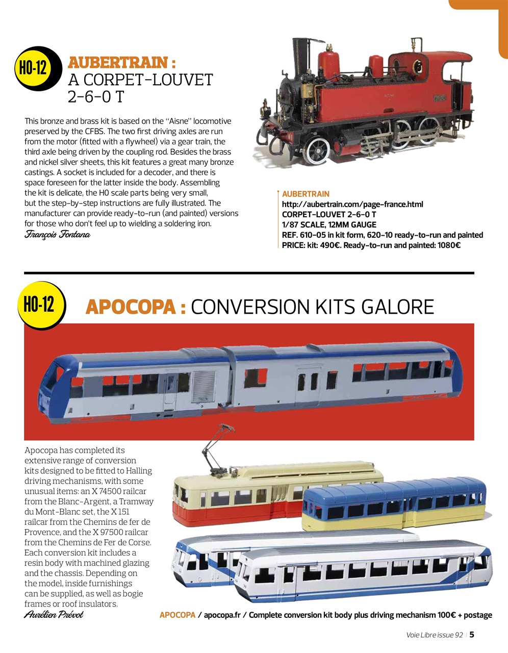 Voie Libre International Preview Pages