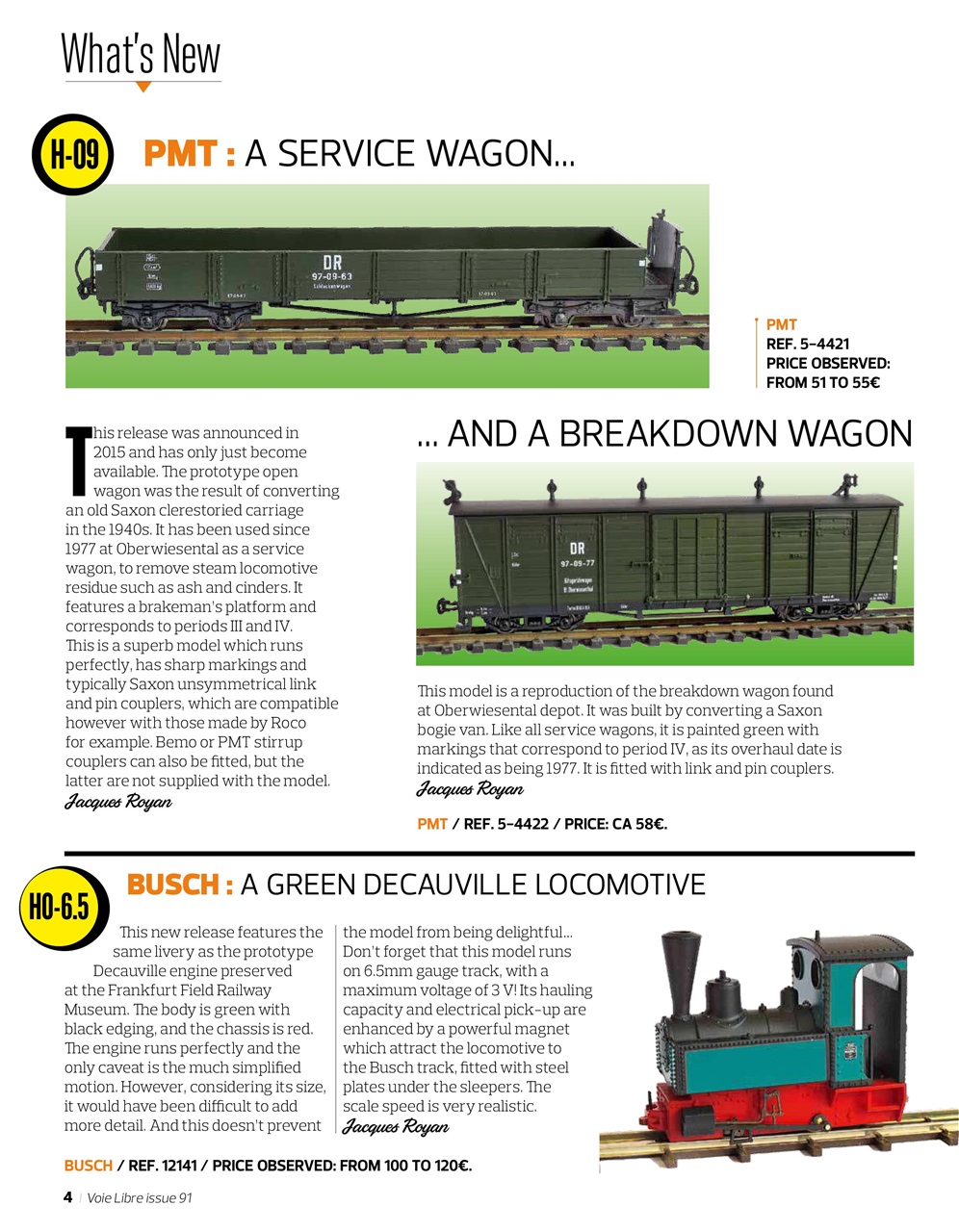 Voie Libre International Preview Pages