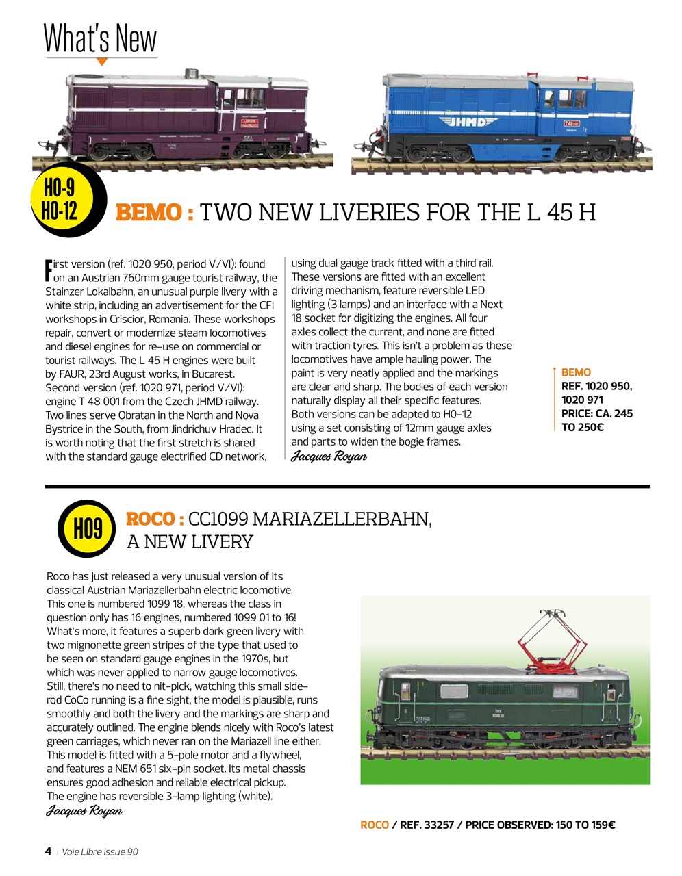 Voie Libre International Preview Pages