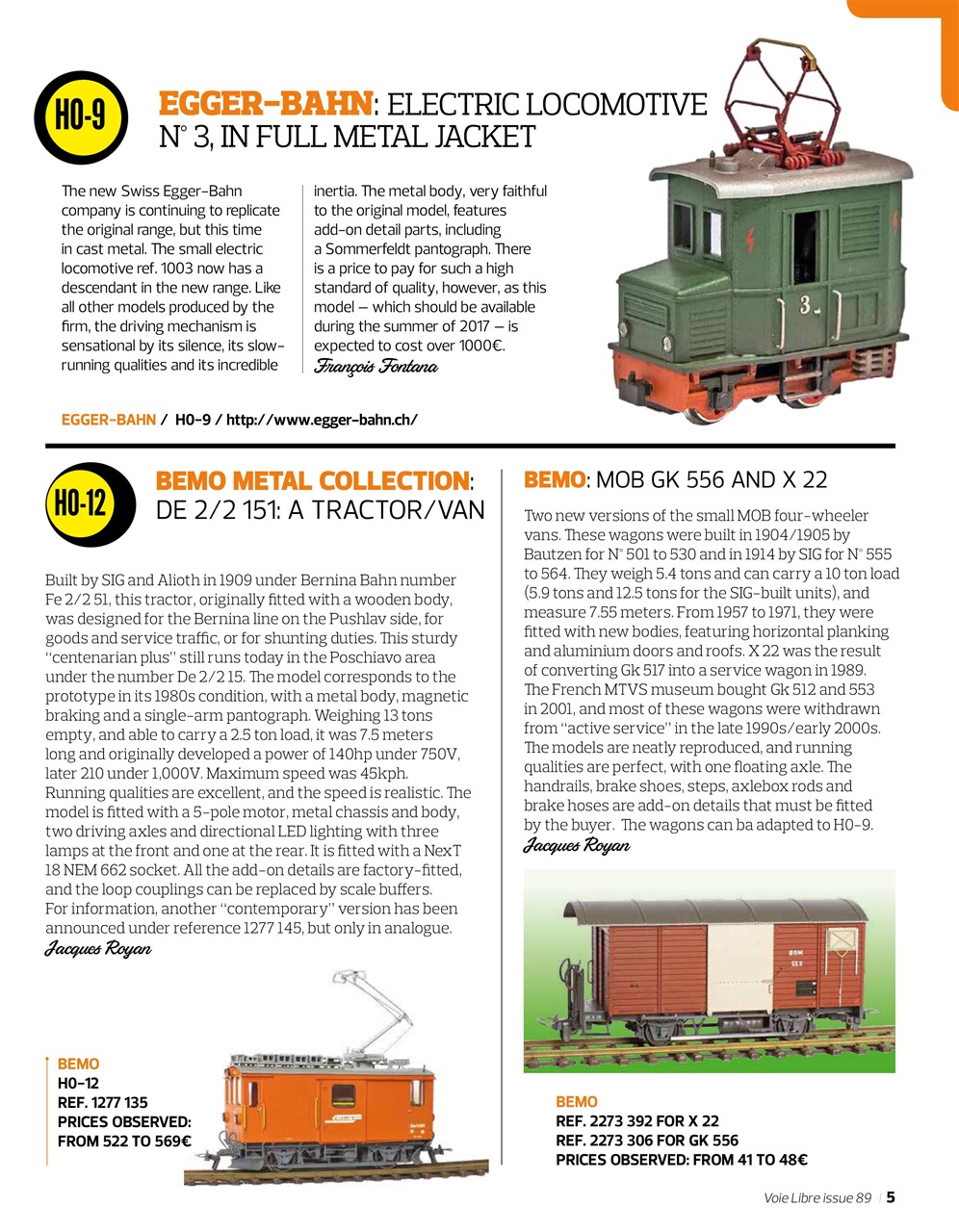 Voie Libre International Preview Pages