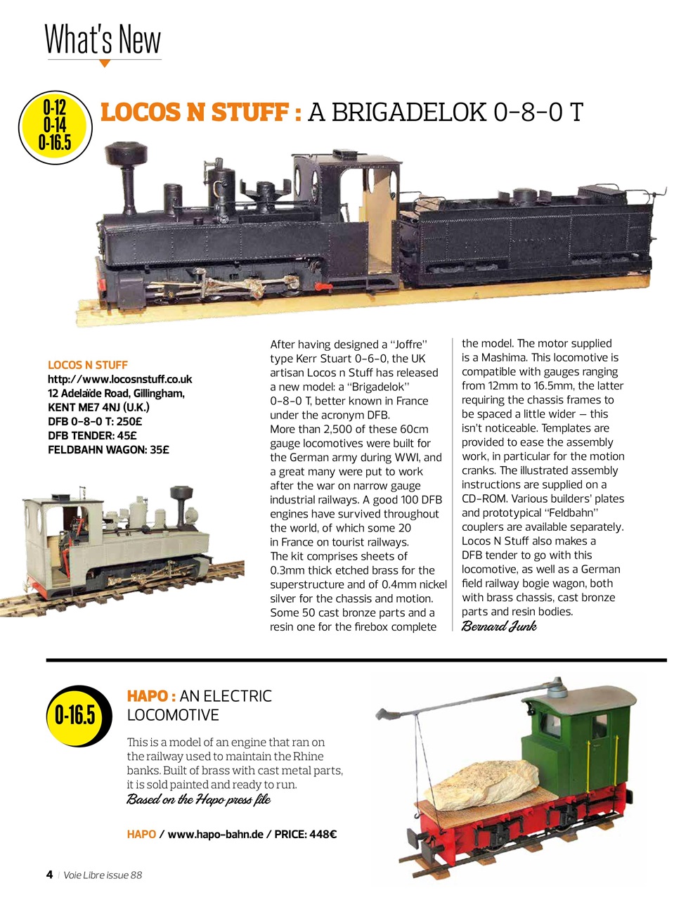 Voie Libre International Preview Pages