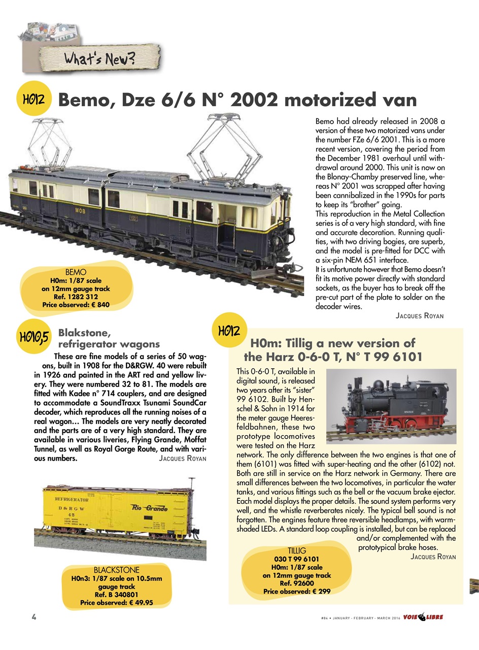Voie Libre International Preview Pages