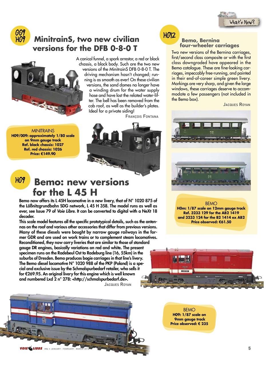 Voie Libre International Preview Pages