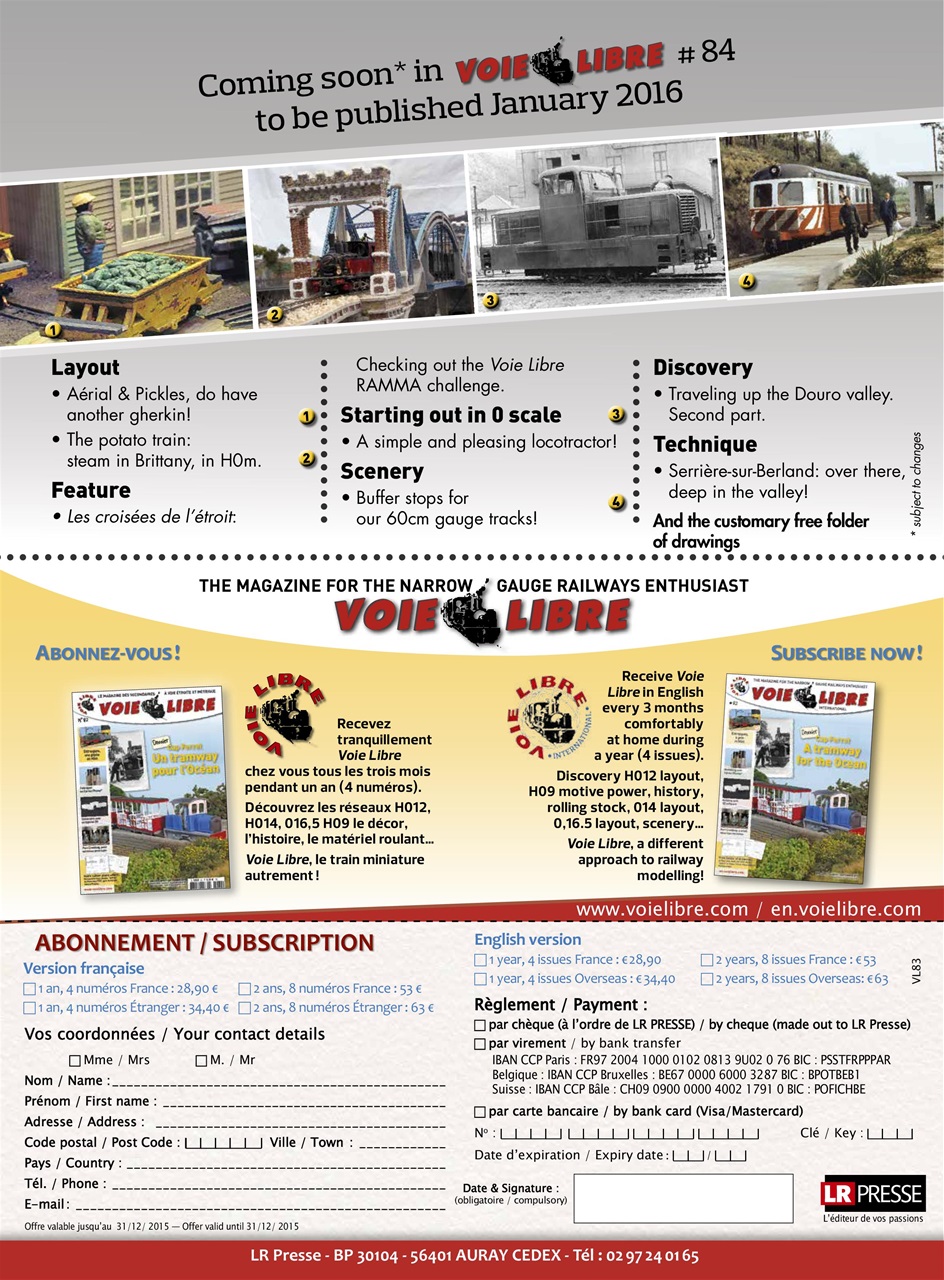 Voie Libre International Preview Pages